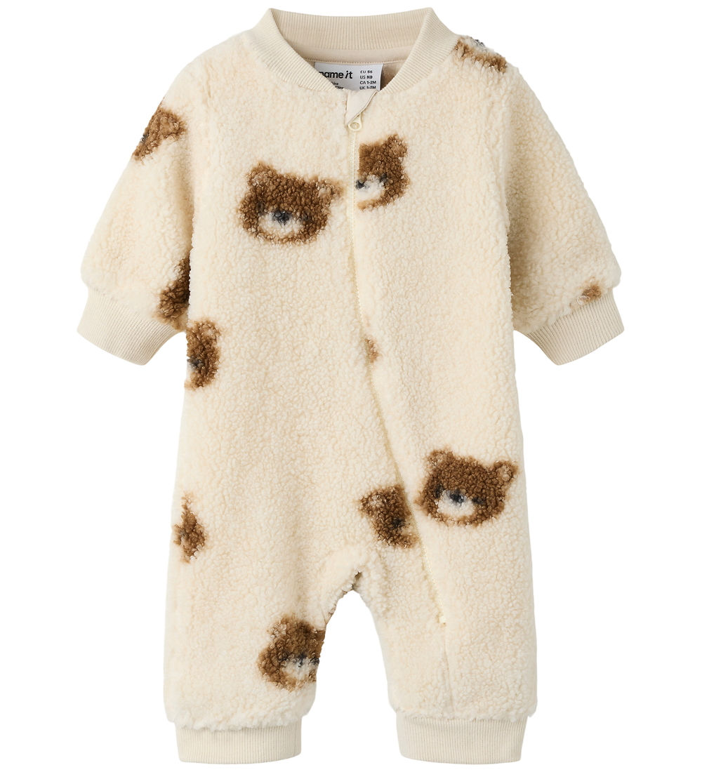 Name It Fleeceanzug - Teddy - NbmOrlaj - Birch m. Kuscheltiere - Name It - 74 - Fleeceanzüge Name It Fleeceanzug - Teddy - NbmOrlaj - Birch m. Kuscheltiere - Name It - 74 - Fleeceanzüge von Name It