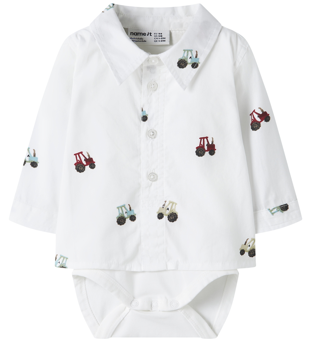 Name It Hemdbody l/ä - NbmRactor - Bright White - Name It - 74 - Body L/Ä Name It Hemdbody l/ä - NbmRactor - Bright White - Name It - 74 - Body L/Ä von Name It