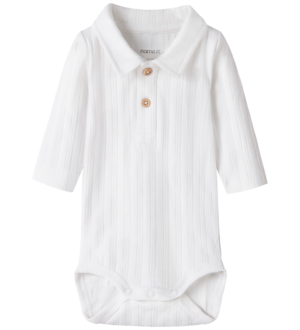 Name It Polo-Karosserie l/ä - Rib - NbmRalph - Bright White - Name It - 56 - Body L/Ä Name It Polo-Karosserie l/ä - Rib - NbmRalph - Bright White - Name It - 56 - Body L/Ä von Name It