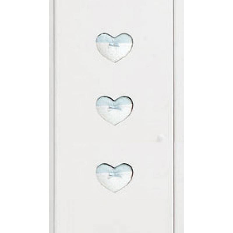 Nanan Padded Hearts Set für Nanna Wardrobe Light Blue 3St von Nanan