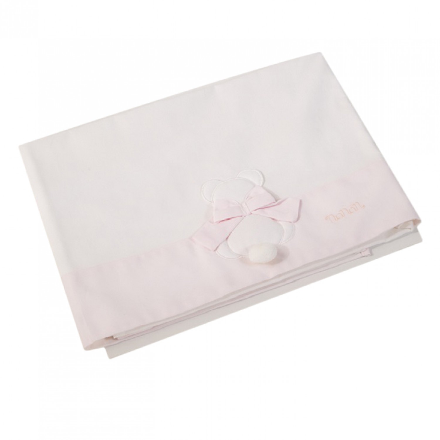 Nanan Sheet Set für Kinderbett 3pcs Pink Bow von Nanan