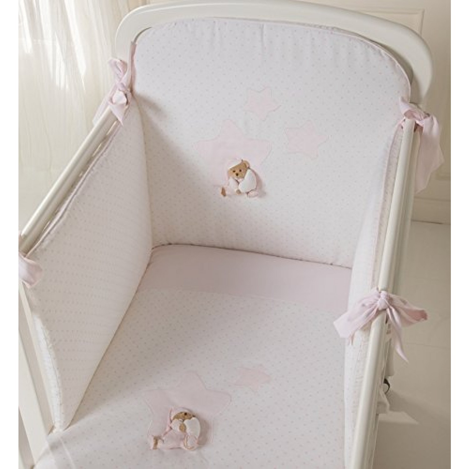 Puccio Bett Bettdecke Set Pink – 4 stück von Nanan