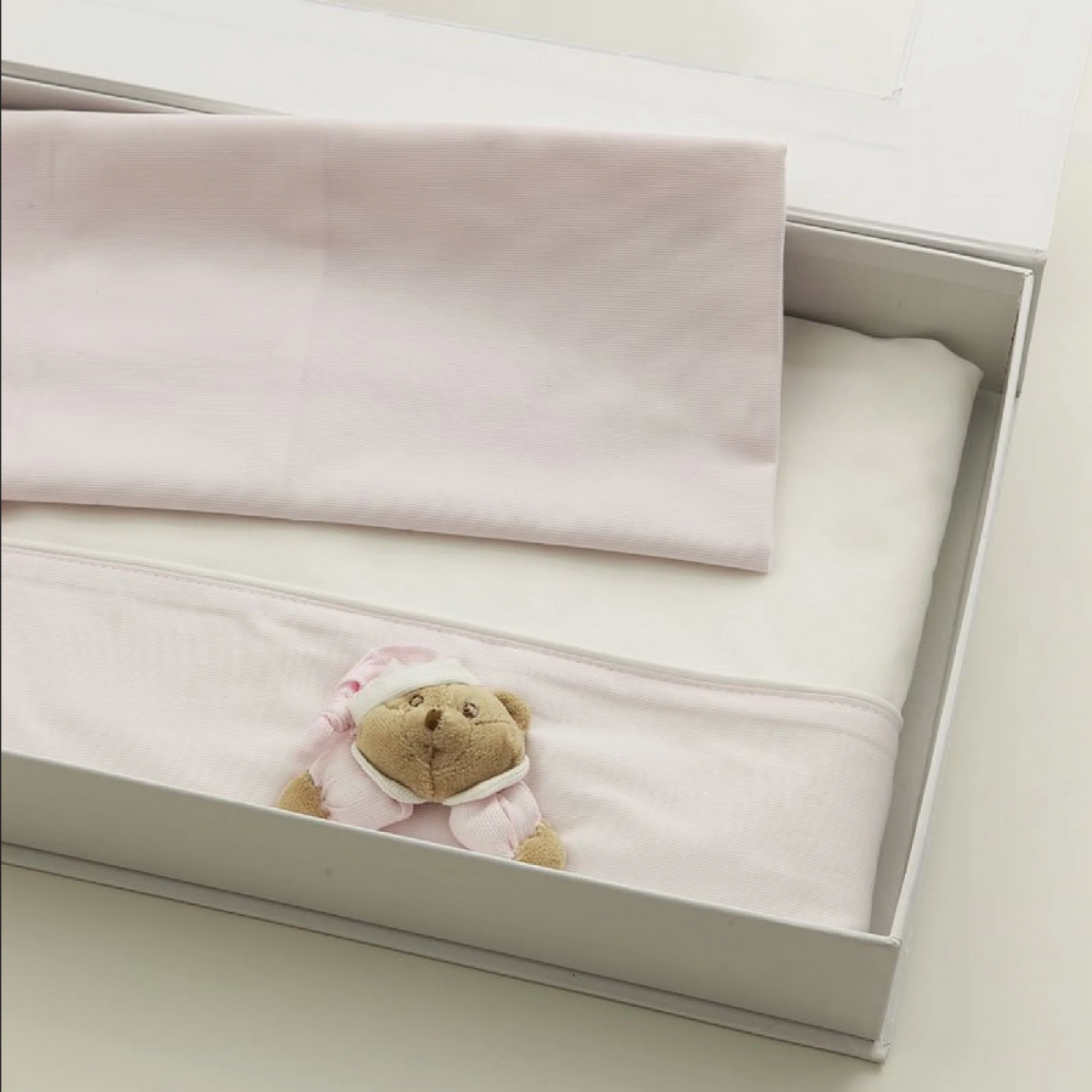 Puccio Set Bettwäsche Bett Pink – 3 stück von Nanan