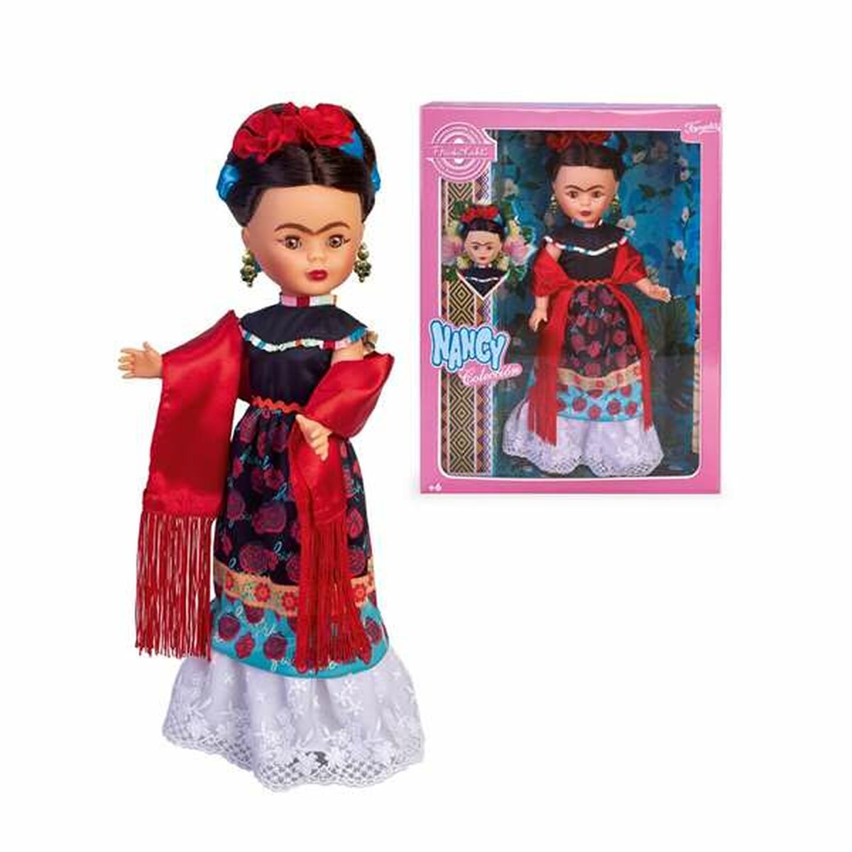 Puppe Nancy 43 cm Frida Kahlo von Nancy