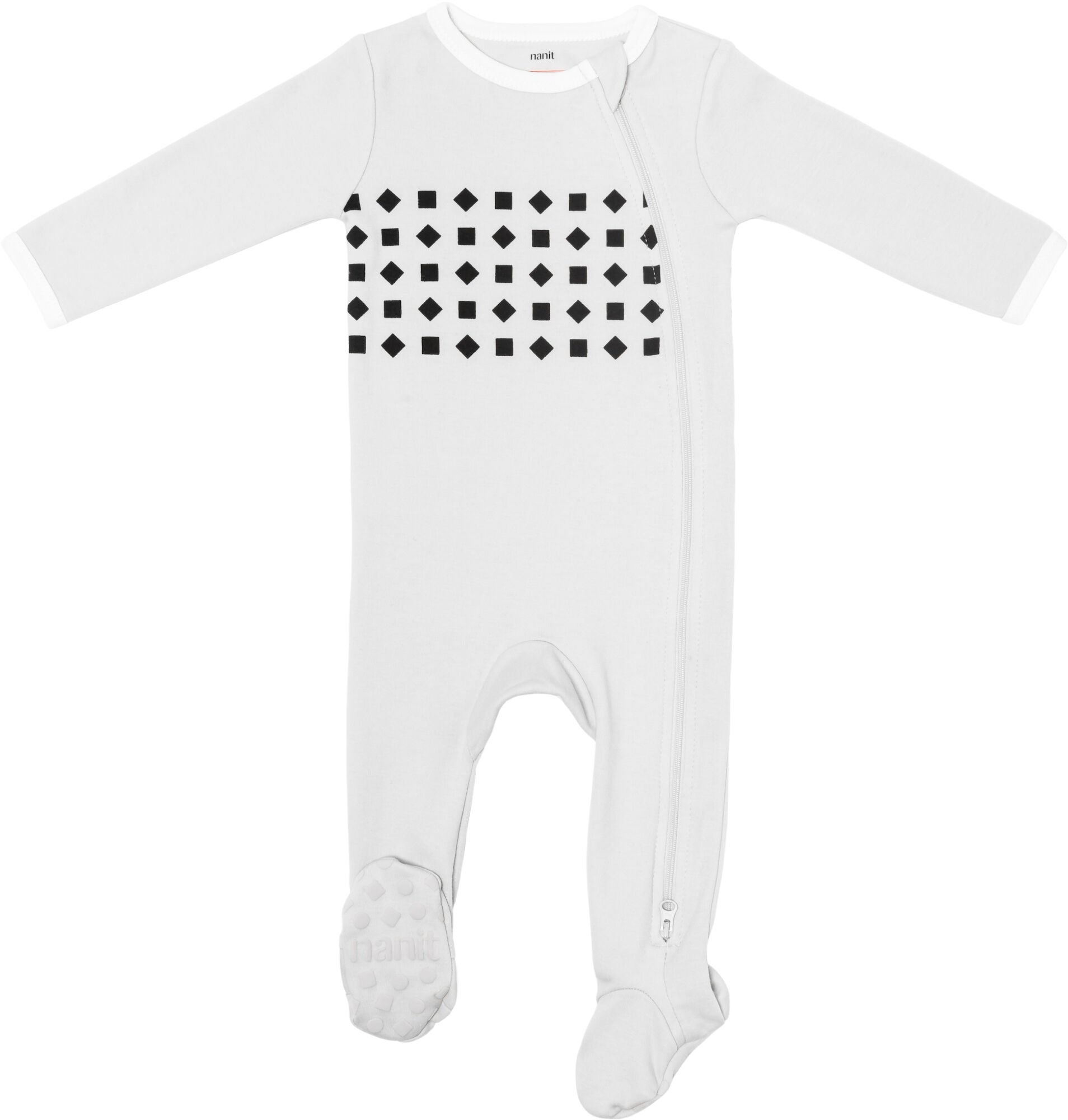 Nanit Breathing Wear Pyjama, Grau, 0-3 Monate von Nanit