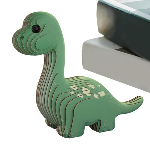 Nankoyal Dinosaurier-3D-Puzzle,Kinder-Dinosaurier-Puzzle | Papier-Tierpuzzle Lernspielzeug - Hand-Auge-Koordination 3D-Tierpuzzle für Lernen und Entwicklung, Farberkennung für Kinder ab 6 Jahren von Nankoyal