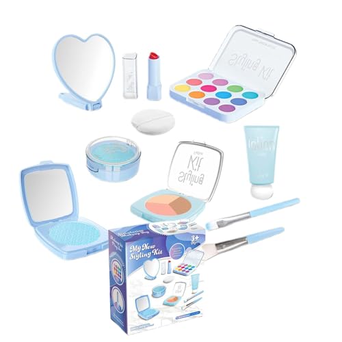 Nankoyal Kinder-Make-up-Set, Kinder-Make-up-Set - Vortäuschen eines kosmetischen Spielzeugs für Kinder | Gefälschtes Rollenspiel-Make-up-Set, sichere Mädchen-Kinder-Make-up-Sets für Kinder, kleine von Nankoyal