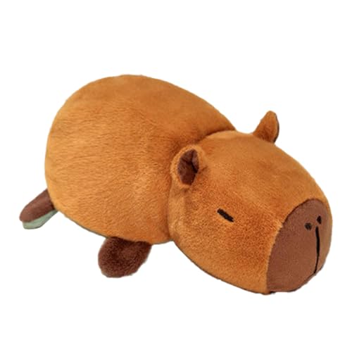 Nankoyal Plüsch-Capybara, Capybara-Plüschtiere, Weiche Tierpuppe wendbar, Verwandelnde Plüschtierpuppe 9,8 Zoll, weiches Tierplüschtier, Plüschpuppenkissen für Kinder von Nankoyal