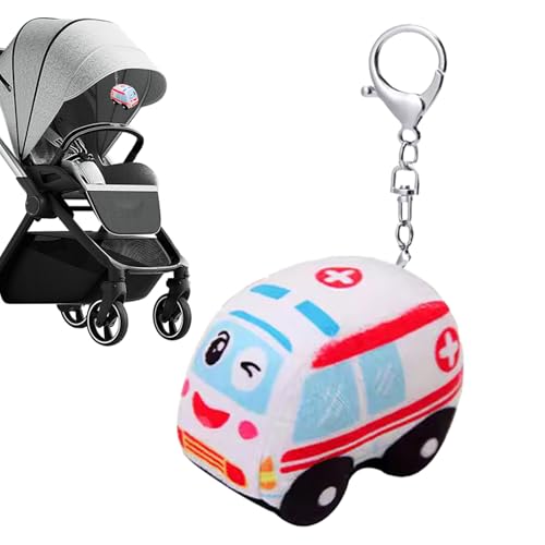Nankoyal Plüschanhänger - Feuerwehr Auto Plüsch Anhänger Schlüsselband,Weiches Lernspielzeug Für Handtasche Rucksack Kinderzimmer Haus Wohnung Outdoor Nankoyal Plüschanhänger - Feuerwehr Auto Plüsch Anhänger Schlüsselband,Weiches Lernspielzeug Für Handtasche Rucksack Kinderzimmer Haus Wohnung Outdoor von Nankoyal