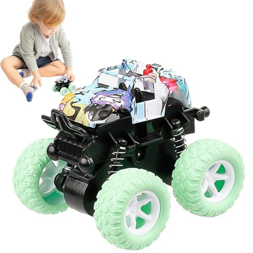 Nankoyal Push-and-Go-Stunt-Auto, Trägheitsauto-Spielzeug,Rotierendes Auto für Kinder - Reibungsbetriebenes Autospielzeug für Kinder, Spielzeug für, Stuntauto-Modellspielzeug für Zuhause, von Nankoyal