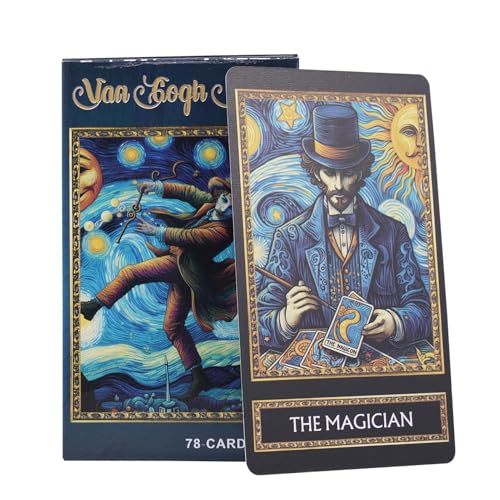 v-an Gogh Tarot, Vincent v-an Gogh Tarotkarte Wahrsage-Tarotkarten Sternenwelt-Tarotkarten Wahrsagewerkzeuge Standard-Tarotdecks, Tarot Für Brettspiel von Nankoyal