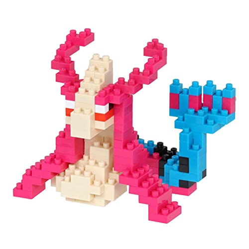 Nanoblock Klemmbaustein Set Pokémon Milotic 200 Teile, Geschicklichkeitslevel 2, NBPM-097 von カワダ