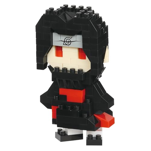 Nanoblock Bandai Itachi Uchiwa - Mini-Bausteinfigur - Konstruktionsspiel - Bausatz für Manga-Pixel-Figur - NBCC138 von nanoblock