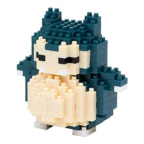 Nanoblocks NBPM012 Pokemon Snorlax, Bandai, Braun von nanoblock