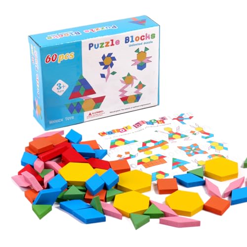 Holzmuster für Kinder – pädagogisches Tangram mit geometrischen Formen | Lernspielzeug für Feinmotorik für Kinder ab 3 Jahren Holzmuster für Kinder – pädagogisches Tangram mit geometrischen Formen | Lernspielzeug für Feinmotorik für Kinder ab 3 Jahren von Naqqios