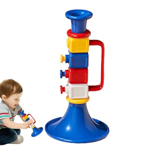 Musikinstrumente-Spielzeug für Kleinkinder – Baby-Musikset, Baby-Musikrassel | Pädagogische kleine Kleinkind-Musiktrompete, Kindermusikinstrumente zum Üben für Kleinkindermädchen, Familienfreunde von Naqqios