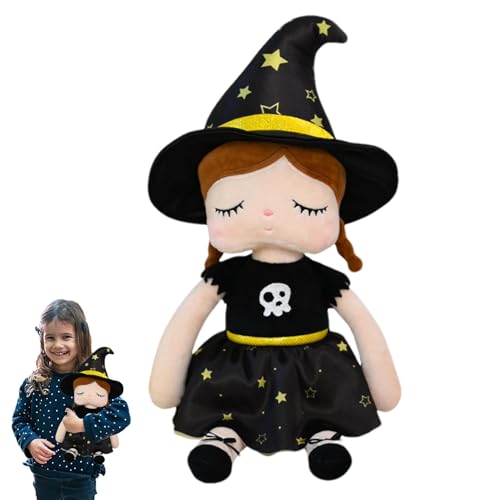 Naqqios Halloween Plushies - süße gefüllte Puppenmädchen -Cartoon -Figur, weich gefüllte Cartoon Figur Spielzeug, süßes Halloween - für Wohnzimmer Schlafzimmer Kinderzimmer von Naqqios