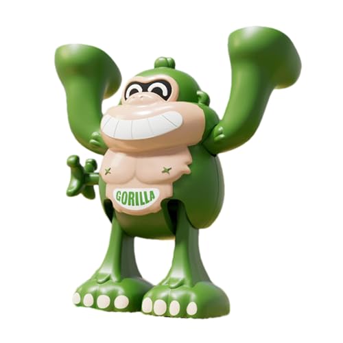 Naqqios Jouets À Remonter Pour enfantss - Jouets À Remonter Gorilla, Jouet Mécanique Gorilla Kids | Jouets À Remonter En Forme D'animal Mignon, Orang-outan, Retournement, Saut Périlleux Pour enfantss von Naqqios