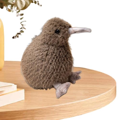 Naqqios Kiwi-Vogel-Figur – Kiwi-Vogel-Plüschtier, weiches Tierspielzeug | Simulation Vogel Kiwi Vogel, Kiwi Vogel Spielzeug Kleines Kiwi Vogel Plüschtier von Naqqios