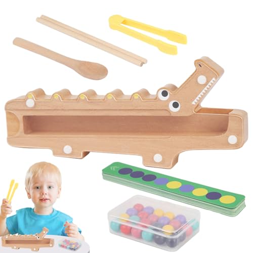 Lustiges Matching-Spielzeug – niedliches Sortierpuzzle, Spiel in Tierfarbe | Krokodil-Sortierspiel, tragbar, niedliches Lernspielzeug Lustiges Matching-Spielzeug – niedliches Sortierpuzzle, Spiel in Tierfarbe | Krokodil-Sortierspiel, tragbar, niedliches Lernspielzeug von Naqqios