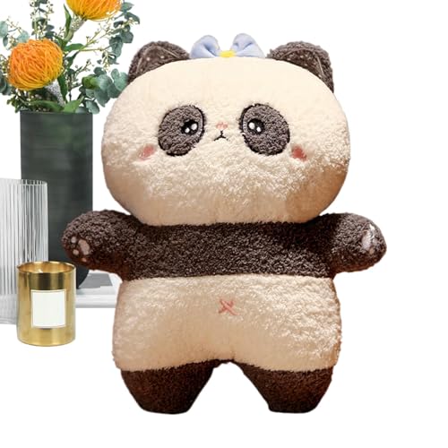 Naqqios Panda-Stofftier – Stoffpanda, schlafender Begleiter, lustiges Sammlerstück | Panda Kuscheltiere Plüschtiere, weiches Stofftierspielzeug von Naqqios