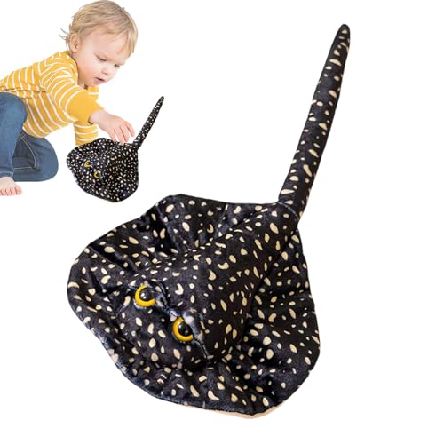 Stingray Plüschspielzeug - Meer Gefüllt Tier, Realistisch Gefüllte Tierplüschspielzeug | Stingray Cuddle Toy, Baby Stingray Plüschspielzeug, Lustige Plüschgefülltiere, Plüschgefüllungsspielzeug von Naqqios