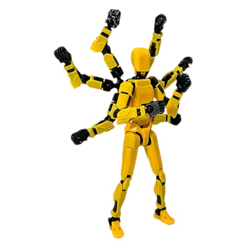 Toy Actionfigur - Action -Figur -Modell, Ganzkörper animierter Roboter -Action -Figur | Multi-Artikulierte Sammlungsfiguren mit Fugen für die Bibliothek von Naqqios