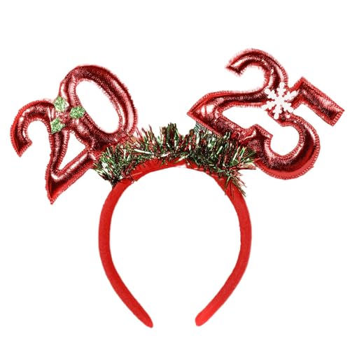 Weihnachtsstirnbänder für Frauen,Weihnachtshaarbänder - Feiertags-Haarbänder Schöne Feiertags-Stirnbänder für Frauen | Weihnachts-Haar-Stirnband, trendiger Damen-Haarschmuck für Partys mit Freunden von Naqqios