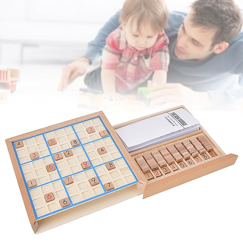 Brettspiele für Kleinkinder, Zahlenrätsel, Zahlenrätsel aus Holz, Pädagogisches Zahlenrätsel, Spielzeug, Brettspiel, Intelligenz, Logische Entwicklung, Lernspielzeug für Erwachsene von Naroote