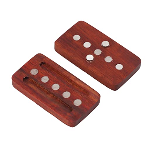 Fidget Slider, Push Fidget Slider Magnet Fidget Red Wood Fingertip Fidget Slider Spielzeug für Büro und Zuhause (Limitierte Sonnenblume) von Naroote