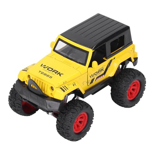 Geländewagen, Geländewagenspielzeug für, Maßstab 1:32, Hardtop für und Mädchen (Yellow) von Naroote