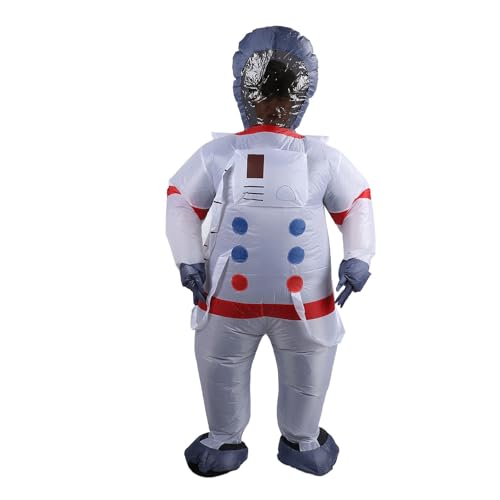 Naroote Aufblasbares Astronautenkostüm, Aufblasbarer Astronautenoverall, Wasserdichtes 210T-Polyestergewebe, Wiederverwendbar für Karneval von Naroote