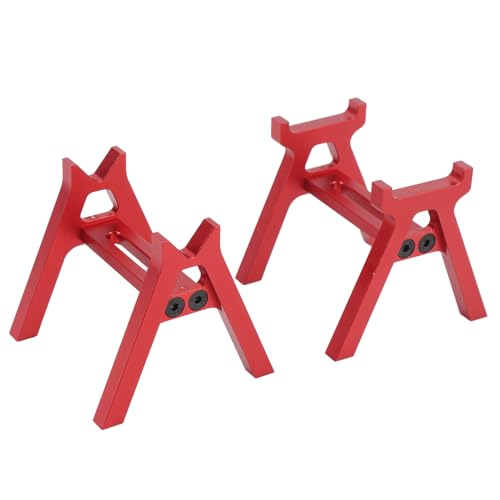 Naroote Statische Anzeige RC Car, RC Car Stand Trew Schützt für 1/18 RC -Auto (Rot) von Naroote