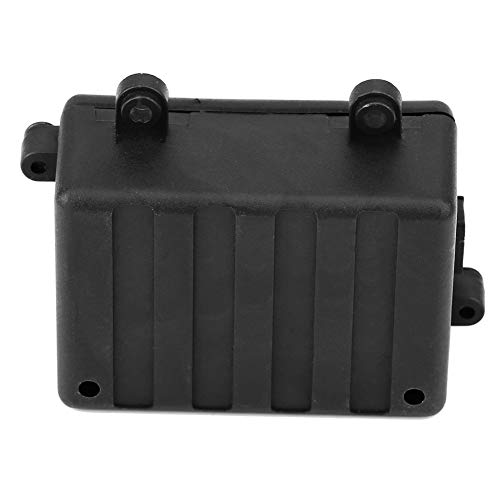 Naroote wasserdichte Empfängerbox, Rc Empfängerbox 1/10 Rc Crawler Radio ESC Empfängerbox Zubehör Rc Empfängerbox Schwarze Kunststoffbox für -4 SCX10 90027 SCX10 II 90046 D90 von Naroote