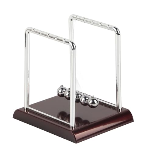 Newtons Cradle, Perpetuum Motion Schreibtischspielzeug, Physik-Lernschreibtischspielzeug, Newton's Cradle, Pädagogische Balancebälle für Bürodekoration, Stressabbau, Lustiges von Naroote