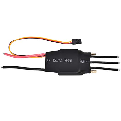 RC-Boot ESC, PBC Brushless ESC, Schwarz 60A Robust 7 * 3,8 * 1,6 cm für RC-Bootsmodell mit 5V / 3A UBEC RC-Teil von Naroote