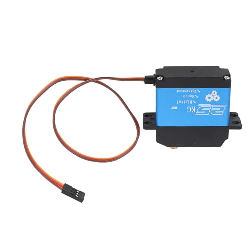 RC-Servomotor, DC4,8-7,2 V, 25 Kg, Genaue Positionierung, Ferngesteuertes Auto-Servo aus Aluminiumlegierung für Boote von Naroote