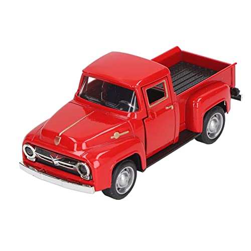 Truck-Modell, klassischer Truck-Modell 1:32 für Kinder zu Weihnachten (Rot) von Naroote