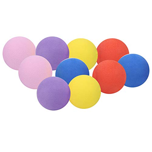 Übungsgolfbälle, Farbige Golfbälle, Ballschaumball 60 Mm Eva Leichtes Kinderspielzeug Eva Golfbälle Gelb Blau Orange Lila Rosa von Naroote