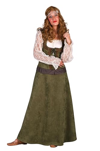 Narrenkiste T3791-M Damen Maid Marian Robin Hood Burgfrau Kostüm Kleid Gr.M=40 von Narrenkiste