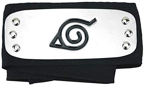 Naruto Konoha Black Anime Ninja Stirnband von Naruto