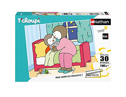 Nathan Kinderpuzzle – 30 Teile – T'choupi Macht Dodo – Mädchen oder Jungen ab 4 Jahren – hochwertiges Puzzle – Dicker und robuster Karton – Alltag & Familie – 86369, Nichts Nathan Kinderpuzzle – 30 Teile – T'choupi Macht Dodo – Mädchen oder Jungen ab 4 Jahren – hochwertiges Puzzle – Dicker und robuster Karton – Alltag & Familie – 86369, Nichts von NATHAN