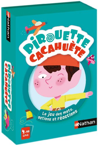 Nathan – Pirouette Erdnüsse – Kartenspiel für Kinder ab 4 Jahren – Memory-Spiel für 2 bis 4 Spieler von NATHAN