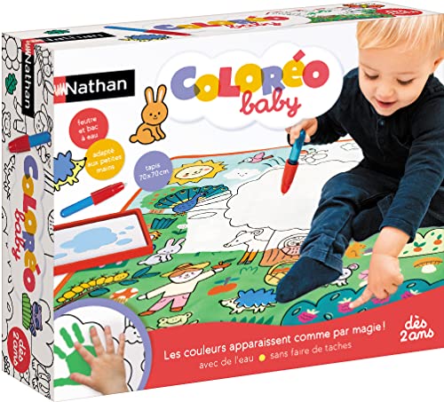 Nathan Coloréo Baby - Lernspiel - Wassermalmatte für Kinder - ab 2 Jahren von NATHAN