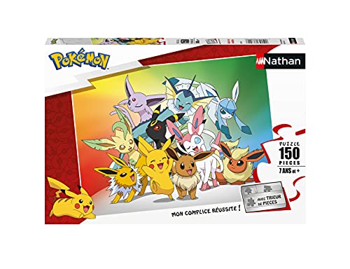 Ravensburger 4005556860302 150 pièces-Evoli et SES évolutions/Pokémon Pokemon Puzzle für Kinder von NATHAN