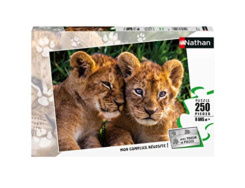 Nathan 4005556868810 250 pièces-Adorables lionceaux Animal Puzzle für Kinder von NATHAN