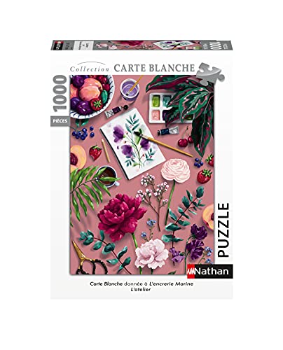 Nathan 4005556872480 1000 pièces-Carte Blanche EncMarine Puzzle für Erwachsene von NATHAN