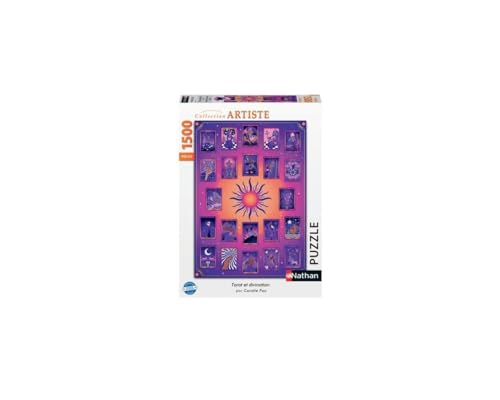 Puzzles Nathan 4005556872985 1500 Teile – Tarot und Wahrsagung/Coralie Fau Puzzle für Erwachsene von NATHAN