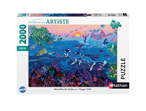 Nathan Puzzle 2000 Teile - Meereswunder - Peggy Nille - Erwachsene und Kinder ab 14 Jahren - Premium Puzzle - Artist Collection - 87313 von NATHAN