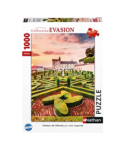 Puzzles Nathan 4005556873654 1000 Teile – Schloss von Villandry Puzzle für Erwachsene von NATHAN